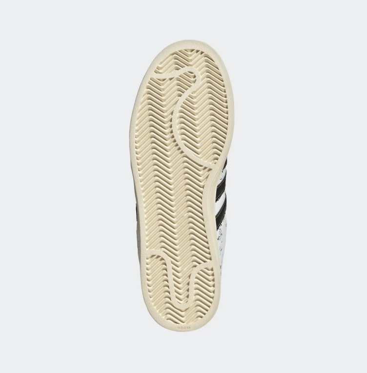 Pikachu Print Shell-Toe Sneakers – White, Black & Cream