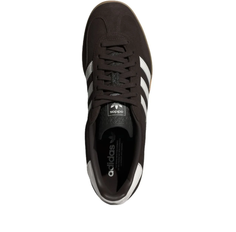 Gazelle Low-Top Sneakers – Brown, White & Gum