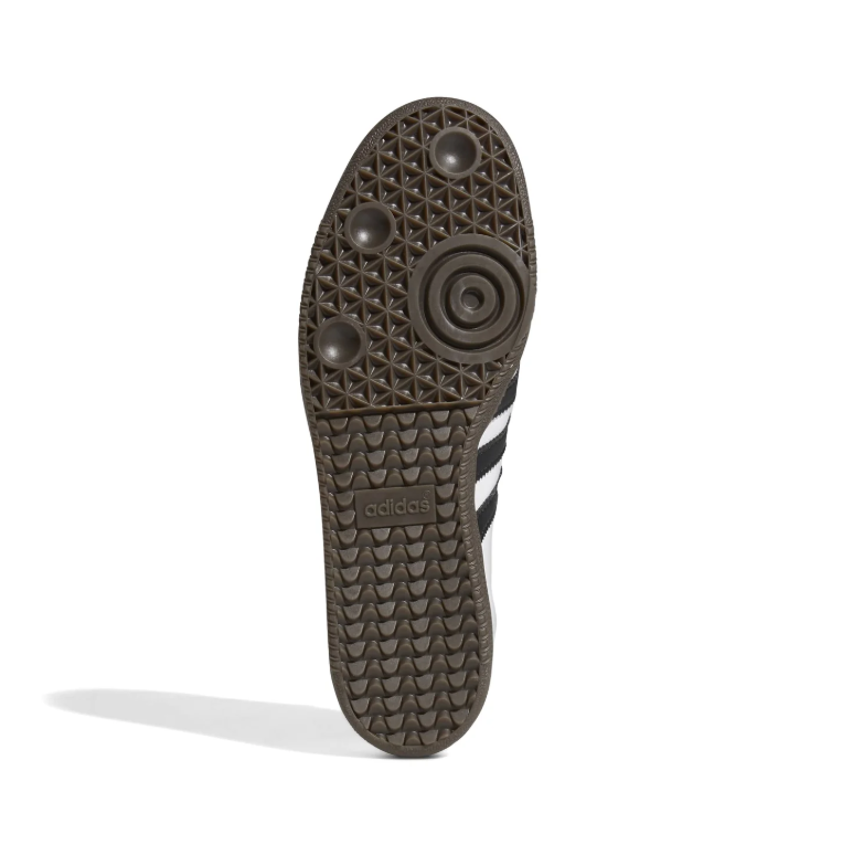 Samba Low-Top Sneakers – White, Black & Dark Gum