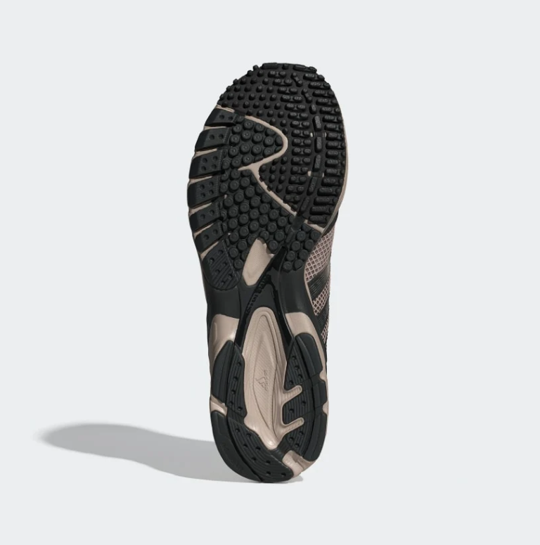 Retro Mesh Sneakers – Taupe & Black