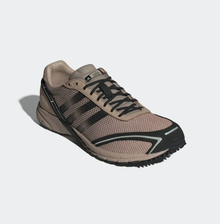 Retro Mesh Sneakers – Taupe & Black