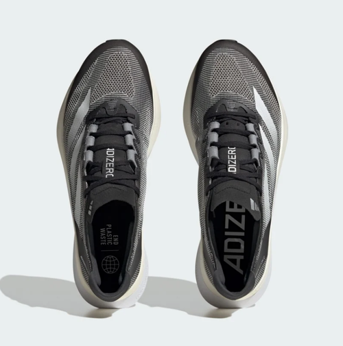 Adizero Boston 12 Running Shoes – Black, Gray & White