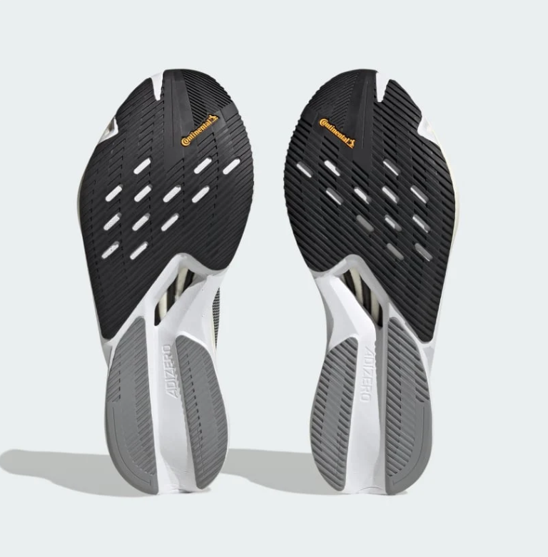 Adizero Boston 12 Running Shoes – Black, Gray & White
