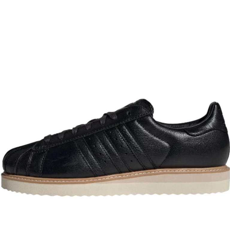 Shell-Toe Low-Top Sneakers – Black & Cream