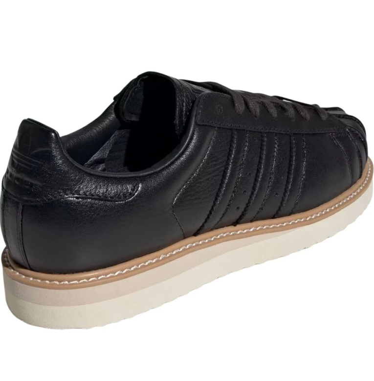 Shell-Toe Low-Top Sneakers – Black & Cream