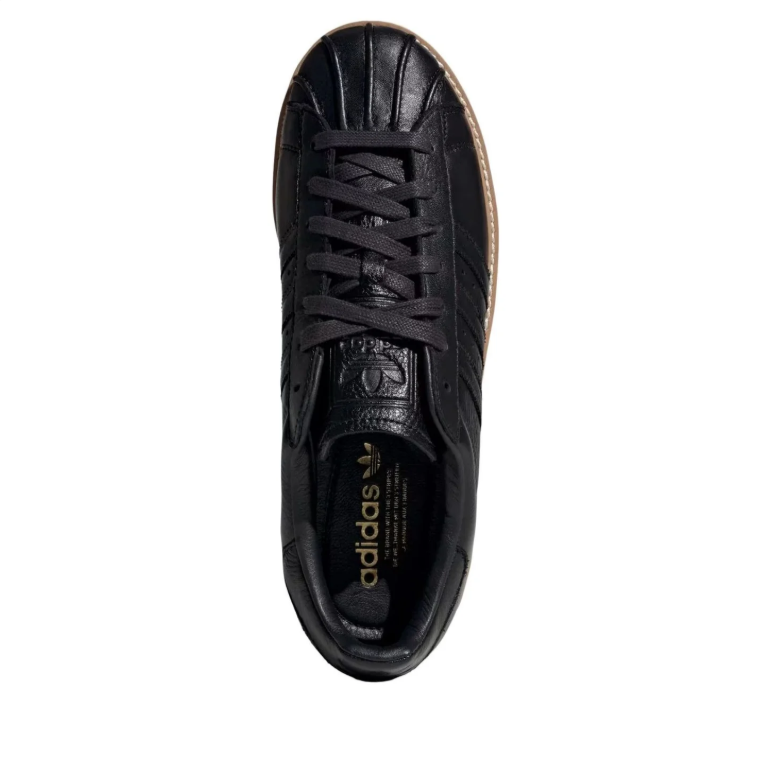 Shell-Toe Low-Top Sneakers – Black & Cream