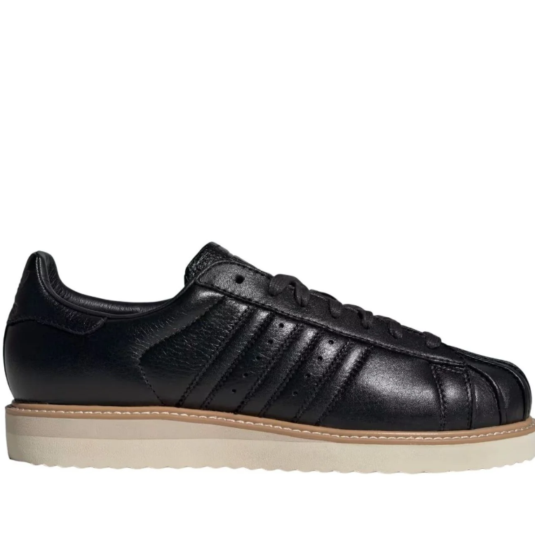 Shell-Toe Low-Top Sneakers – Black & Cream