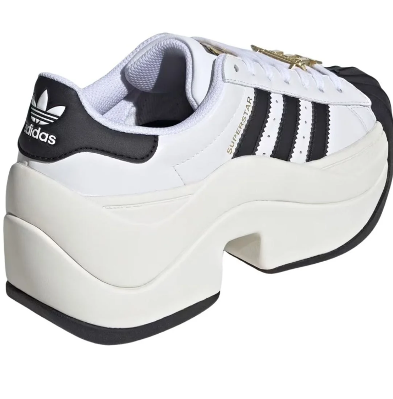 Superstar Platform Shell-Toe Sneakers – White & Black