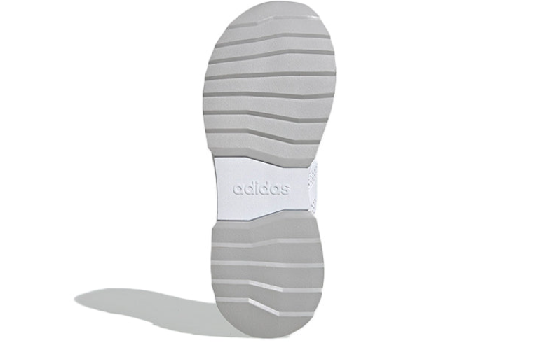 White Mesh Three-Stripe Low-Top Sneakers