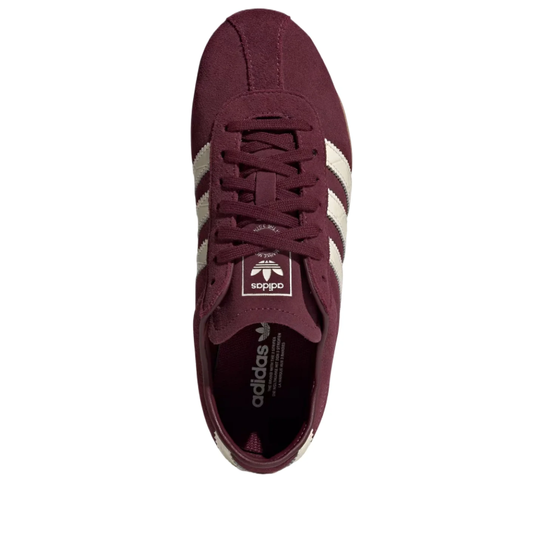 Tokyo Low-Top Sneakers – Burgundy, Cream & Gum