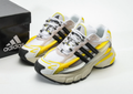 Retro Chunky Lace-Up Sneakers with Three-Stripe Detail