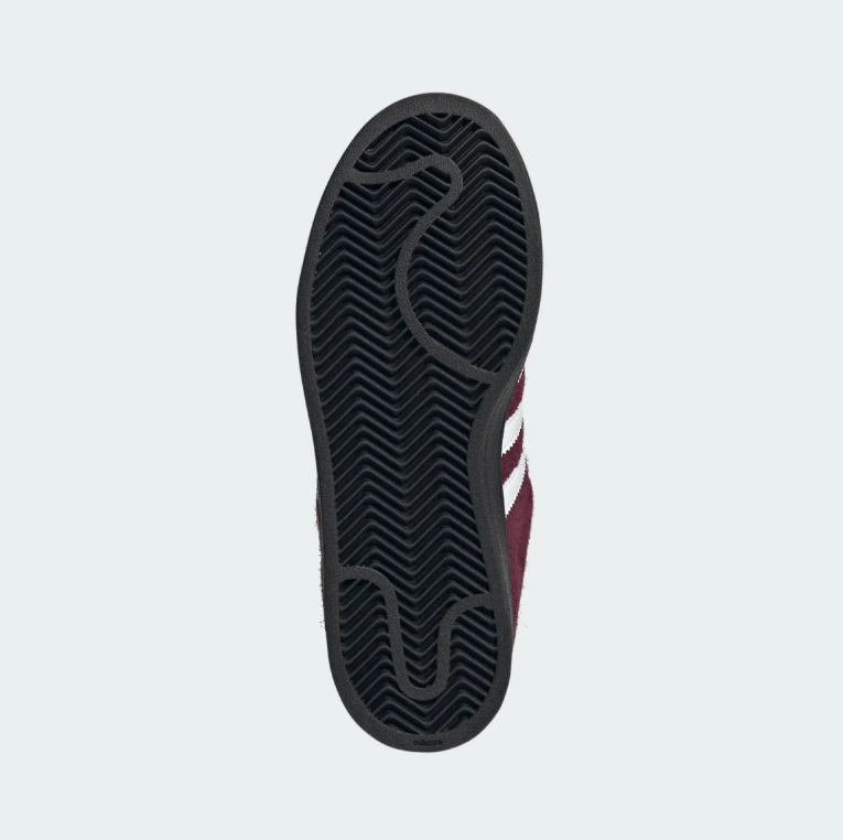 Superstar Shell-Toe Sneakers – Burgundy, White & Black