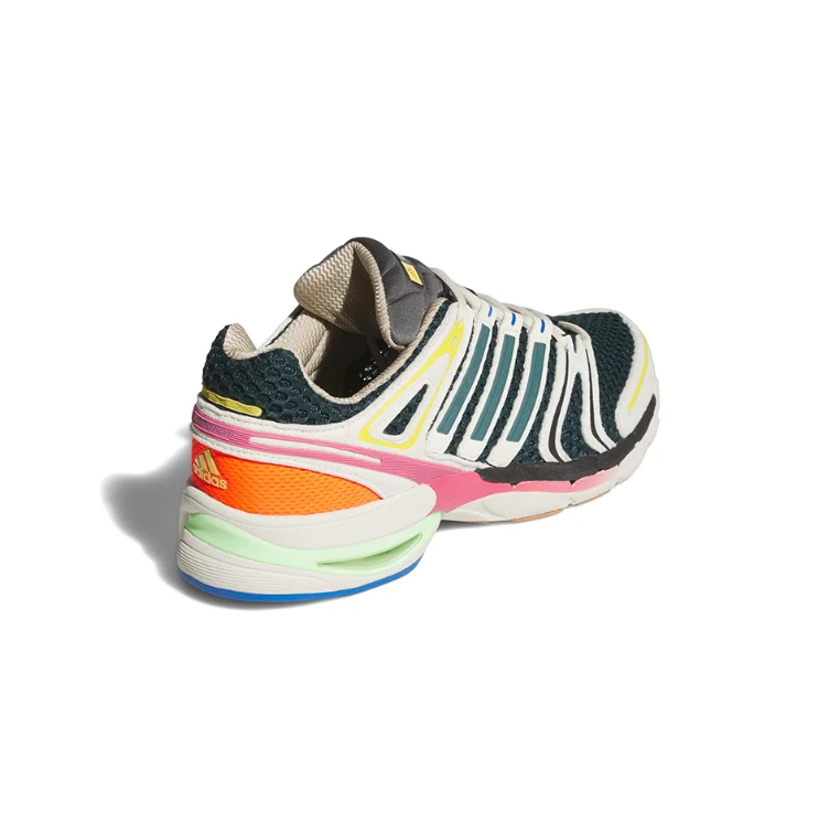 Adistar Retro Mesh Sneakers – Cream, Dark Teal & Multicolor