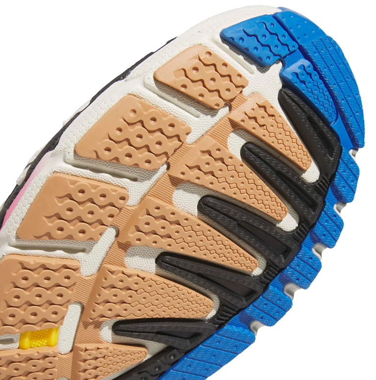 Adistar Retro Mesh Sneakers – Cream, Dark Teal & Multicolor