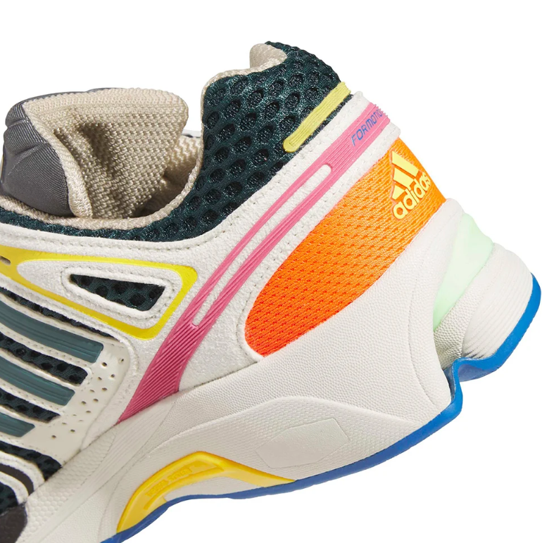 Adistar Retro Mesh Sneakers – Cream, Dark Teal & Multicolor