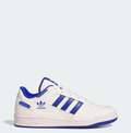 Court-Style Low-Top Sneakers – White & Royal Blue