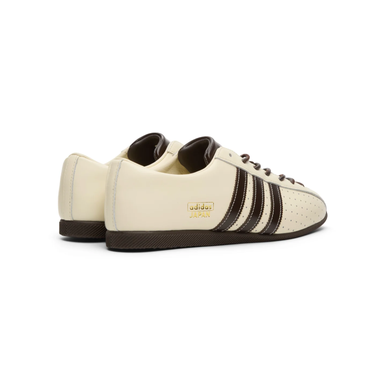 Japan Low-Profile Sneakers – Cream & Dark Brown