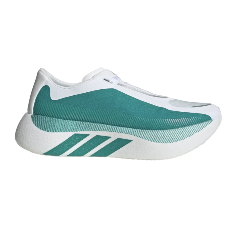 High-Stack Mesh Sneakers – White & Teal
