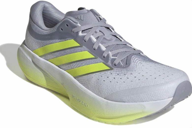 Supernova Rise 3 Sneakers – Gray & Neon Yellow