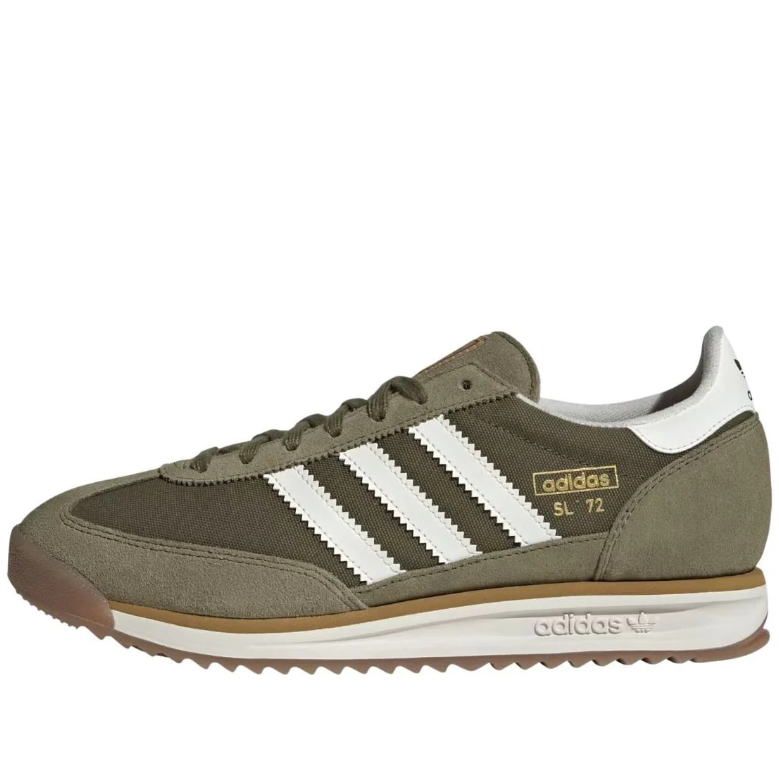 SL 72 Retro Low-Top Sneakers – Olive, White & Gum