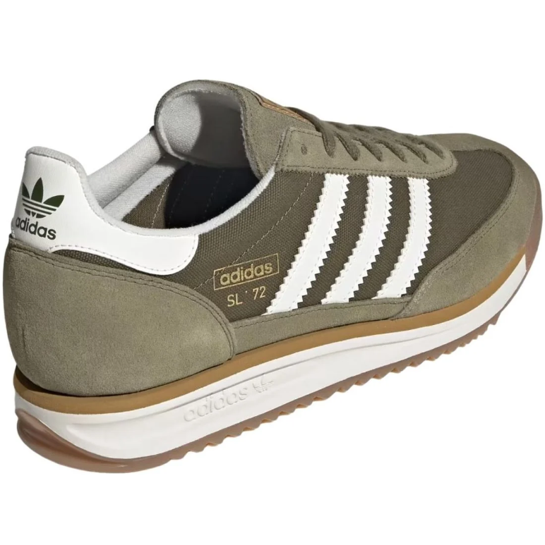 SL 72 Retro Low-Top Sneakers – Olive, White & Gum