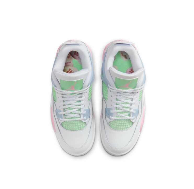 Pastel Mid-Top Sneakers – White, Mint Green, Pink & Ice Blue