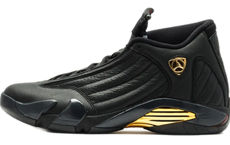 Air Jordan 13/14 Retro Defining Moments – White & Black with Gold Accents