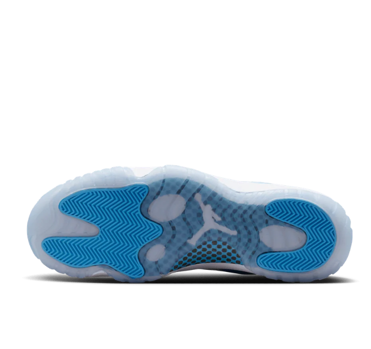 Air Jordan 11 Low-Top Sneakers – White & Bright Blue