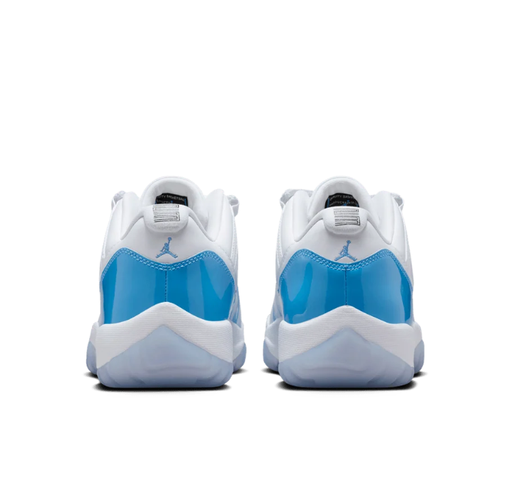 Air Jordan 11 Low-Top Sneakers – White & Bright Blue