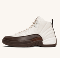 Air Jordan 12 High-Top Sneakers – Cream & Dark Brown