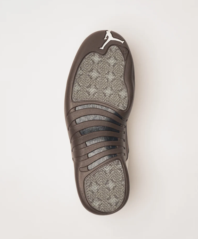 Air Jordan 12 High-Top Sneakers – Cream & Dark Brown