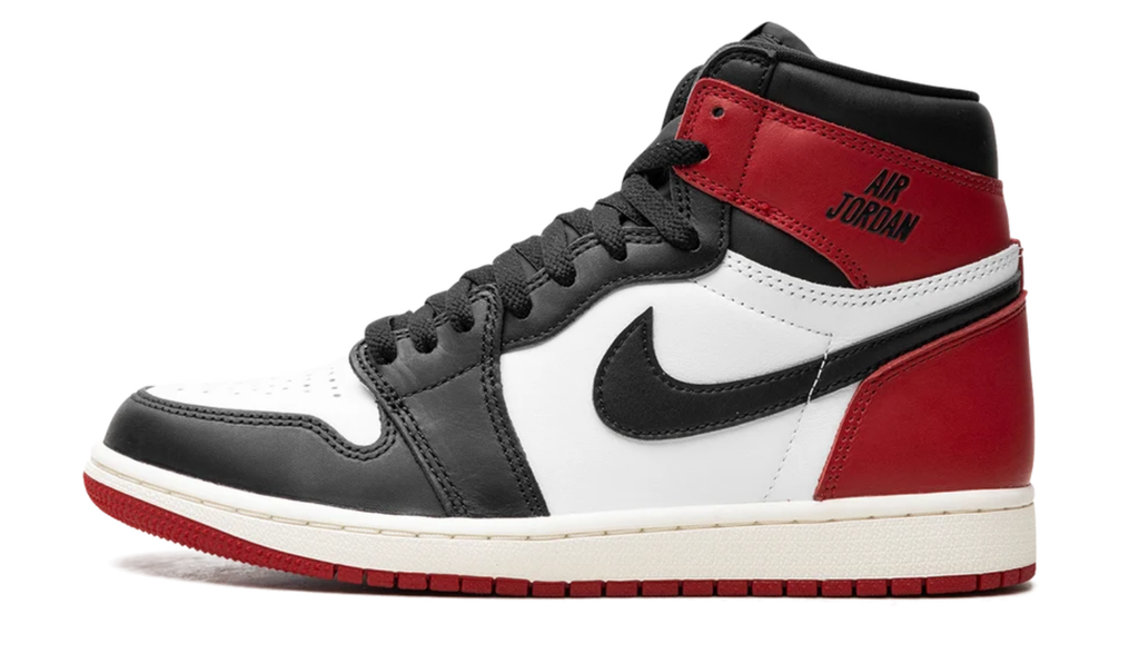 Air Jordan 1 High-Top Sneakers – Black, White & Red