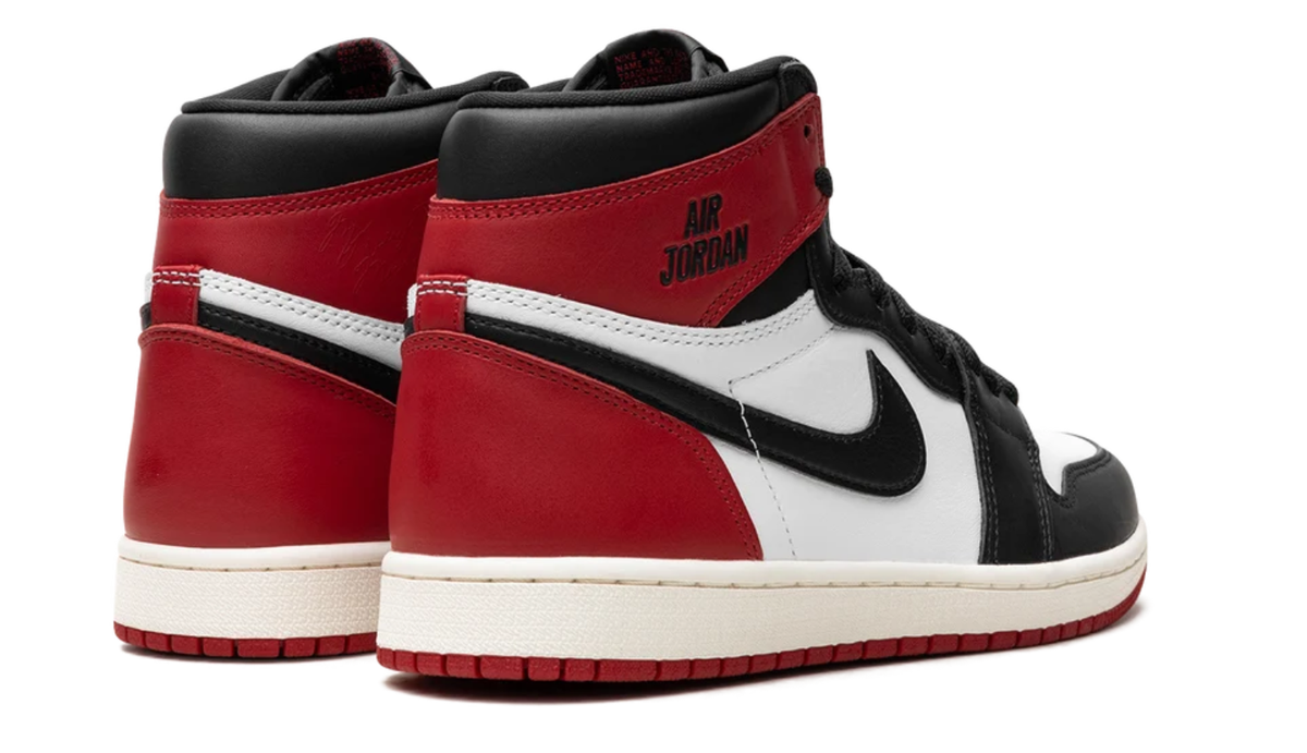 Air Jordan 1 High-Top Sneakers – Black, White & Red