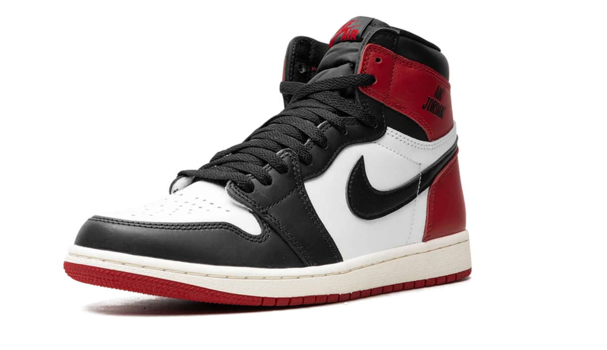 Air Jordan 1 High-Top Sneakers – Black, White & Red