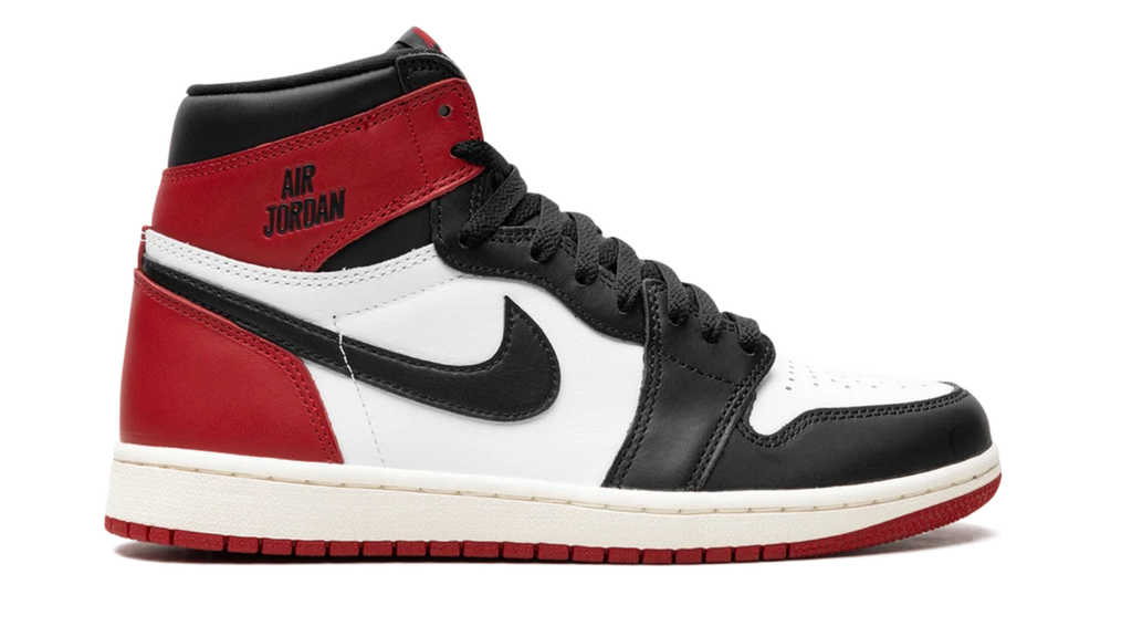 Air Jordan 1 High-Top Sneakers – Black, White & Red