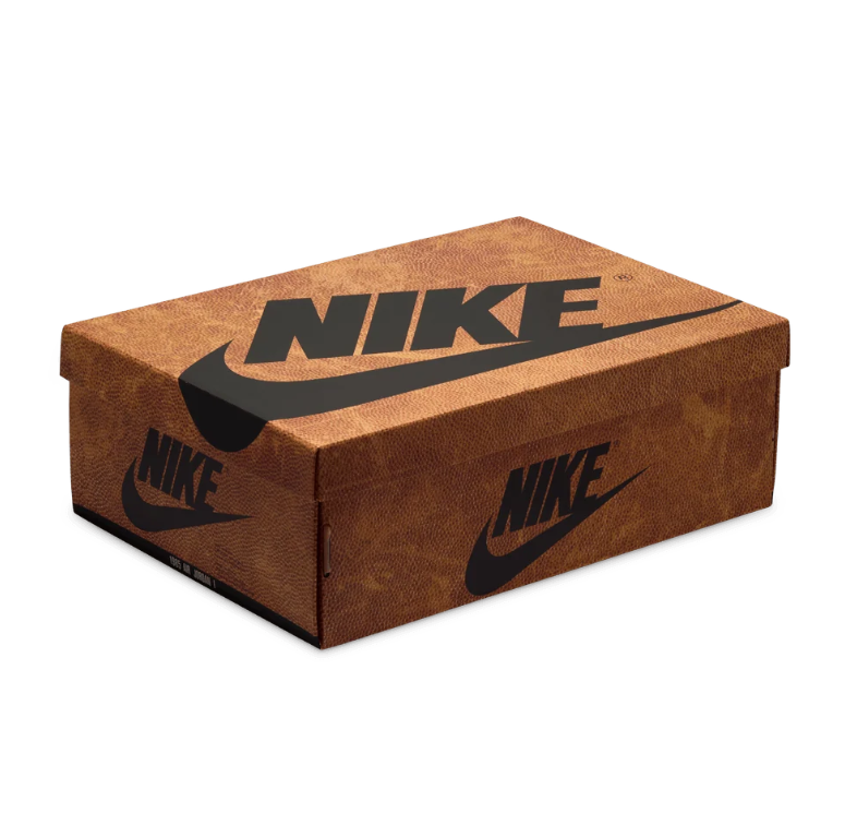 Air Jordan 1 High-Top Sneakers – Brown, Cream & Black with Burgundy Sole