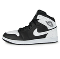 Air Jordan 1 Mid Sneakers – Black & Speckled White