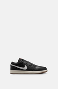 Air Jordan 1 Low-Top Sneakers – Black, Quilted White & Gum