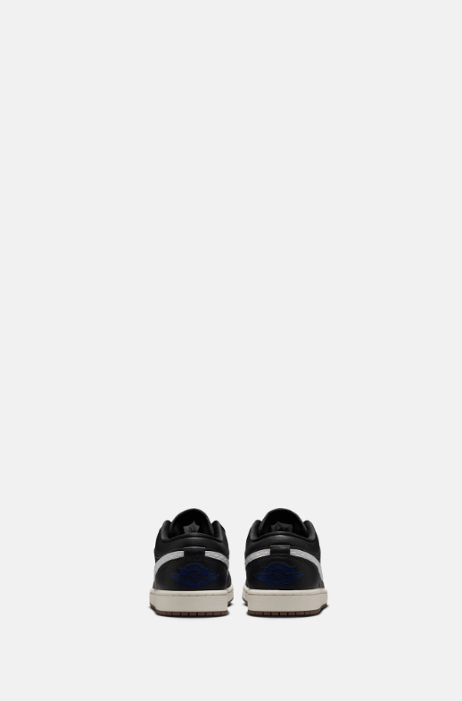 Air Jordan 1 Low-Top Sneakers – Black, Quilted White & Gum