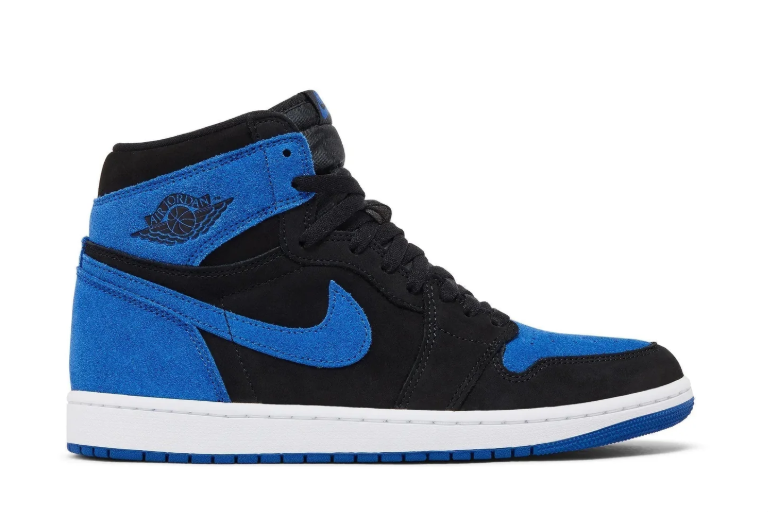 Air Jordan 1 High-Top Sneakers – Black & Royal Blue