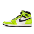 Air Jordan 1 High-Top Sneakers – Neon Lime, White & Black