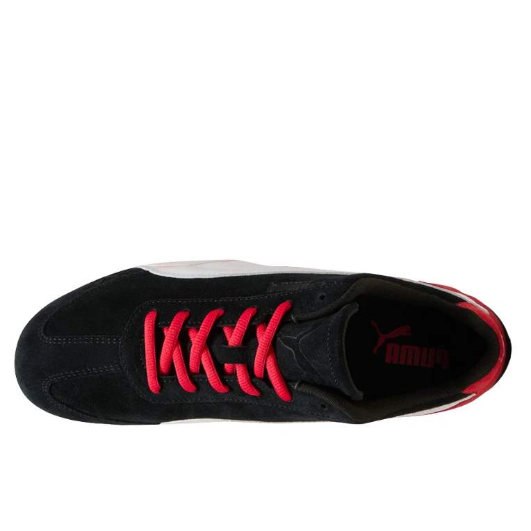 PUMA Ferrari Low-Profile Sneakers – Black, White & Red