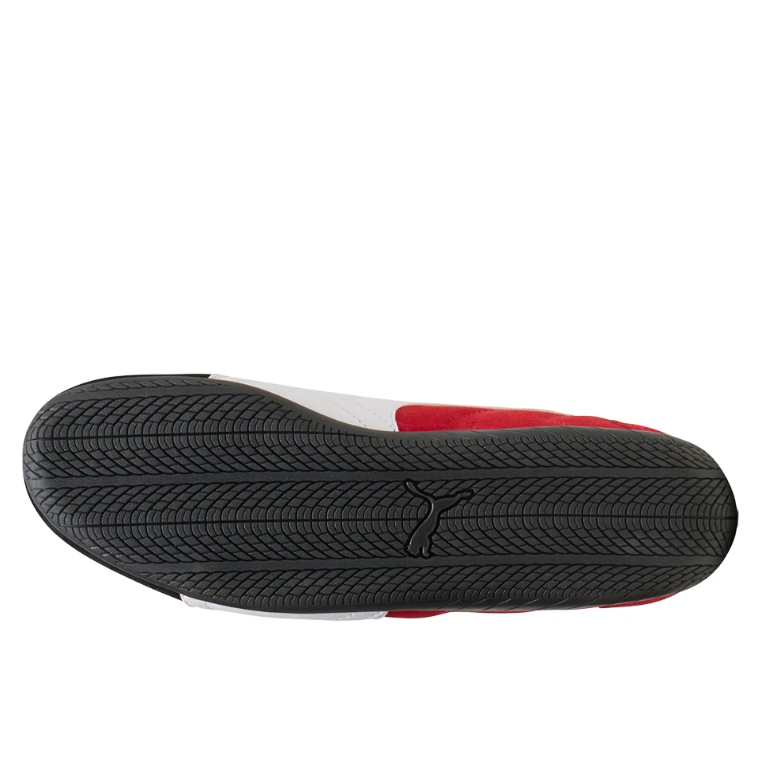 PUMA Ferrari Low-Profile Sneakers – Black, White & Red