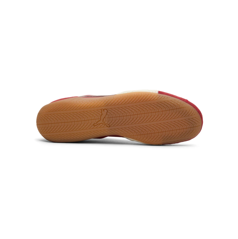 PUMA Low-Profile Sneakers – Red, Cream & Gum