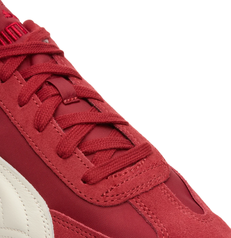 PUMA Low-Profile Sneakers – Red, Cream & Gum