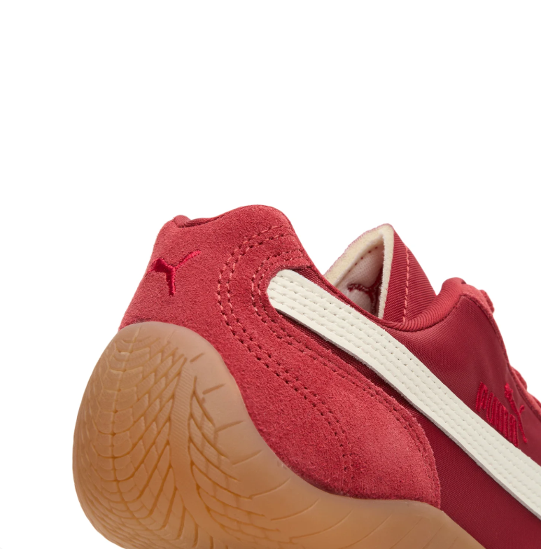 PUMA Low-Profile Sneakers – Red, Cream & Gum