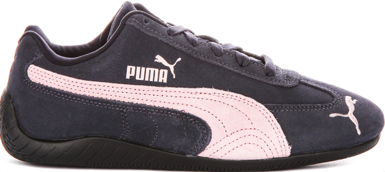 PUMA Low-Profile Sneakers – Dark Navy & Pale Pink with Black Sole