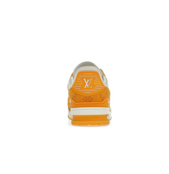 Louis Vuitton Low-Top Sneakers – Orange Monogram & White