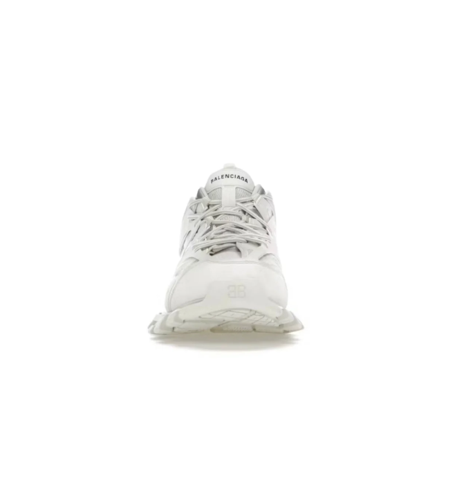 Balenciaga Track Chunky Sneakers – White & Light Gray