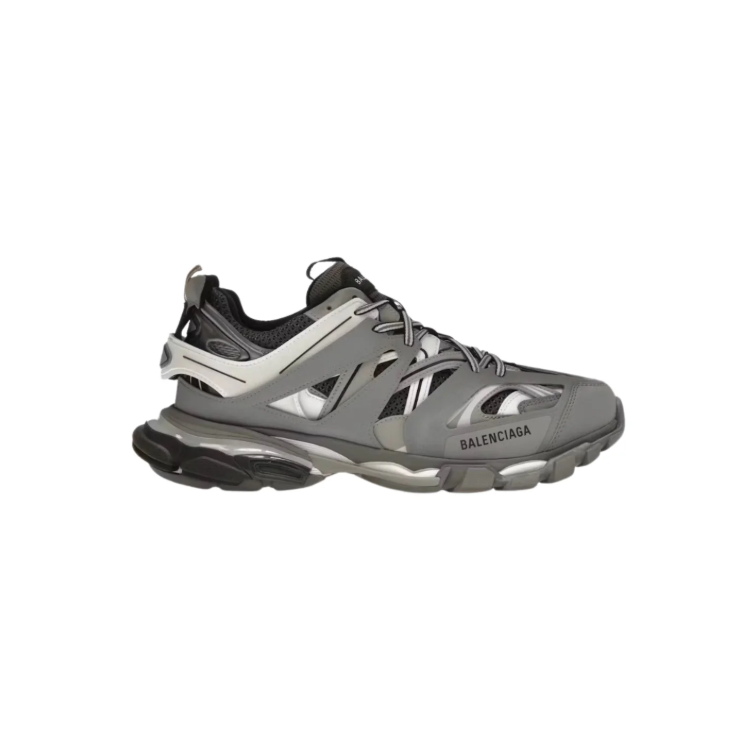 Balenciaga Track Chunky Sneakers – Gray, Black & White